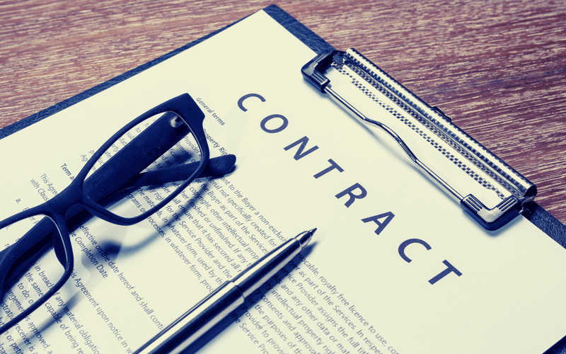 “C” is for Contract