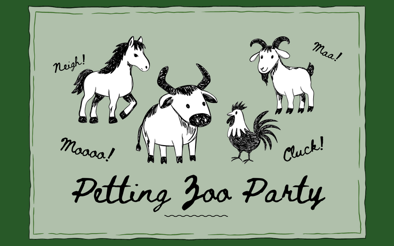 Petting Zoo Party!
